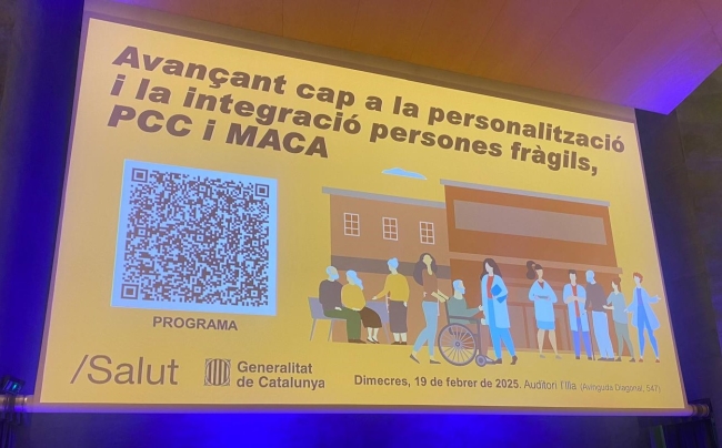 Jornada : Avançant cap a la personalització i la integració de l'atenció a les persones fràgils PCC i MACA  /  FATEC