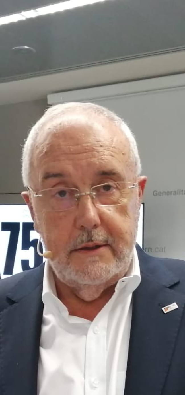Josep Carné Teixidó, reelegit president de FATEC en l'Assemblea celebrada aquest 20 de maig.  /  FATEC
