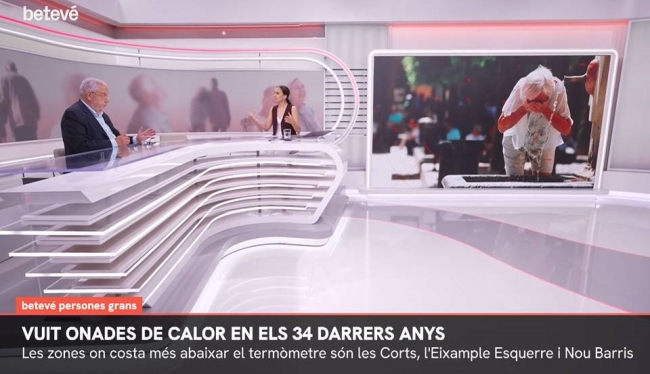La FATEC alerta la gent gran del risc que corre per la calor  /  FATEC