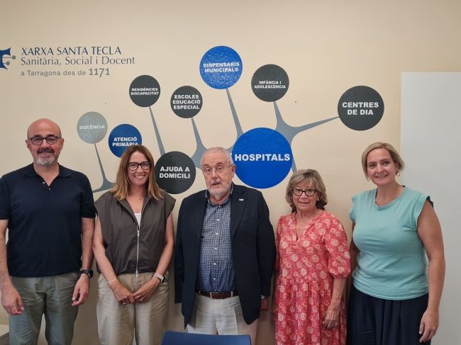 FATEC i la Xarxa Santa Tecla exploren vies de col·laboració en l'àmbit social i sanitari per a la gent gran  /  FATEC