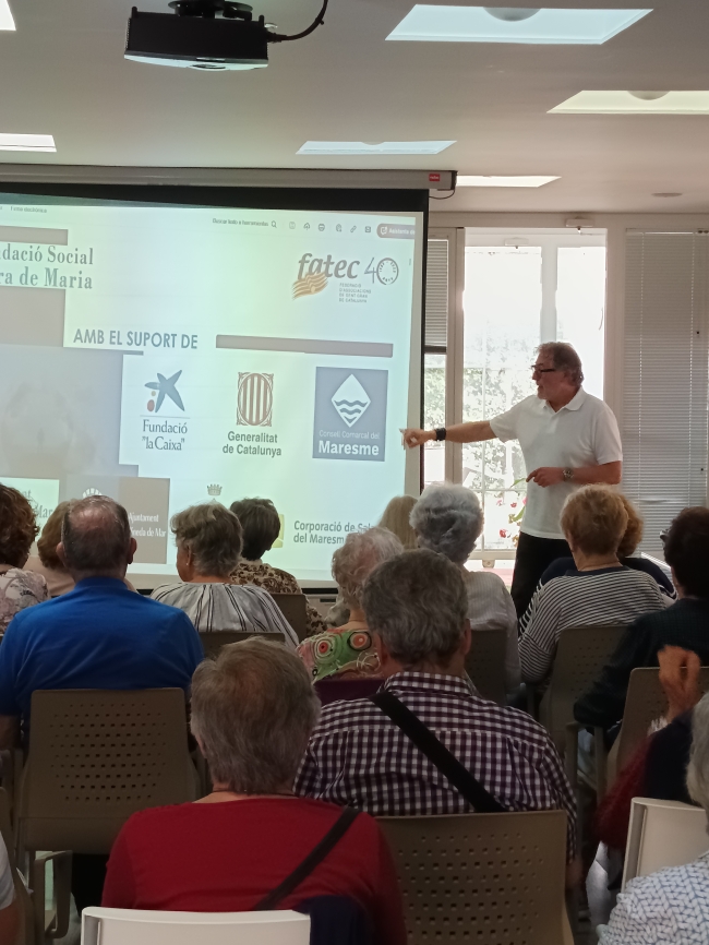 Presentació Prevenim la Soledat a Cabrera de Mar  /  FATEC