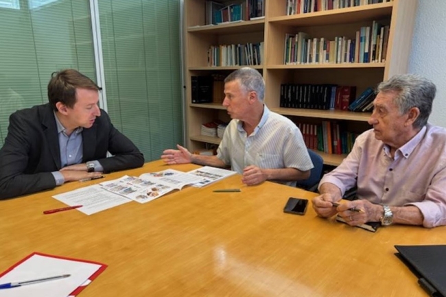 FATEC es reuneix amb l'eurodiputat Javier López per reforçar la seva incidència a Europa  /  FATEC